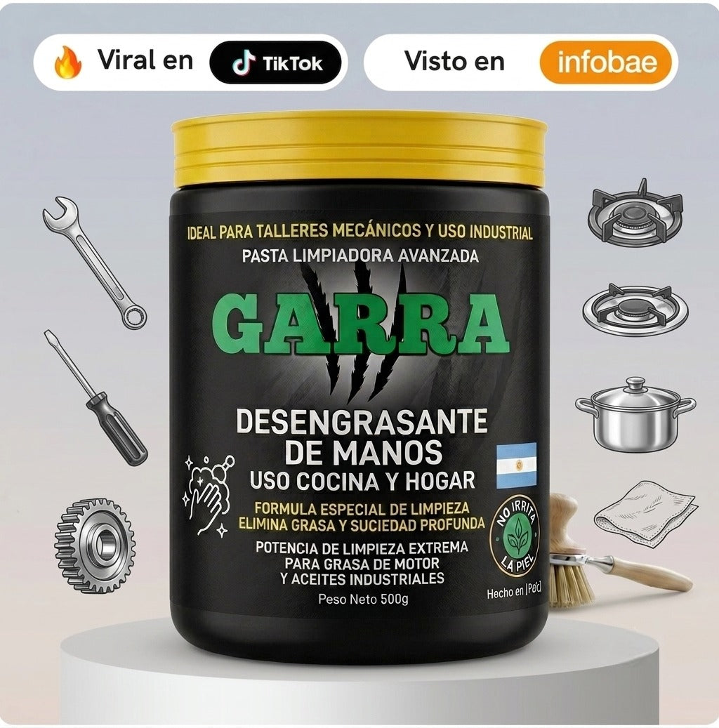 GARRA™️ — Pasta Limpia Manos Industrial
